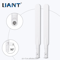 Antenne de routeur intérieure omnidirectionnelle ABS à gain élevé 4G 4dBi 700-2700MHz avec connecteur, conforme RoHS