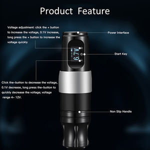 トップセールスブランドタトゥーマシンペンP.<span class=keywords><strong>M</strong></span>.Uメイクアップボディアート充電式FKワイヤレスロータリータトゥーマシン - Product Image 2