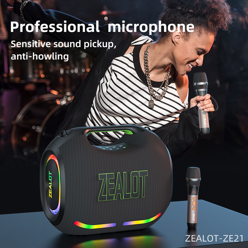 Zealot ZE21M Wireless Speaker - 250W Portable IPX4 Waterproof