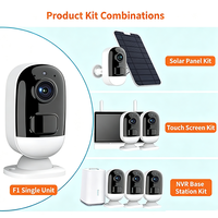 Caméra de sécurité solaire sans fil 4G de qualité HD pour la maison, étanche IP66, avec audio bidirectionnel, vision nocturne et batterie