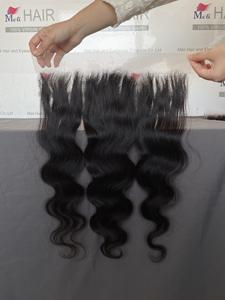 Frontales de encaje transparentes color negro natural 13x4 13x6 - Product Image 5