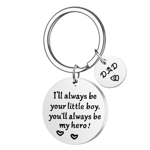 Sarò sempre il tuo portachiavi con portachiavi per la festa della mamma, il miglior papà mamma portachiavi figlia, regalo padre, portachiavi papà - Product Image 1