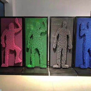 Парк развлечений 3-х мерные ногтей pin арт Новизна подарки металлическая игра скульптура Сделано в Китае - Product Image 1