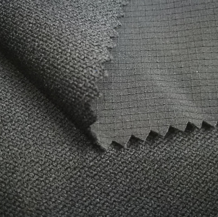 230gsm Functional Durable Waterproof Ripstop Polyester Spandex Fabric for Outdoor Pants