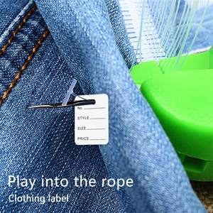 Etiqueta de Papel Ecológica <span class=keywords><strong>para</strong></span> <span class=keywords><strong>Ropa</strong></span>, Etiqueta de Cupón en Blanco de 1.77*1.38 Pulgadas, Venta al Por Mayor - Product Image 5