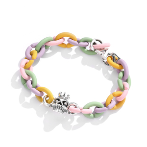 Perles de charme en <span class=keywords><strong>argent</strong></span> 925, <span class=keywords><strong>bracelet</strong></span> en caoutchouc dur, accessoires pour femmes, bijoux, cadeau tendance, fabrication de bijoux, formes multiples, vente en gros de bijoux - Product Image 4