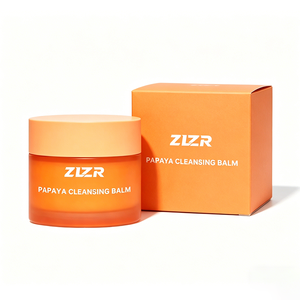 Custom OEM Organic Vegan Natural Gentle Skincare Cream Papaya Balm with Hyaluronic Acid for Deep Cleansing Makeup Removal - Product Image 4