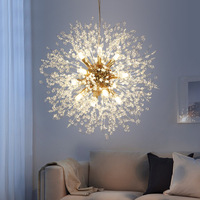 Lampe à suspension moderne simple nouveau design lampe à suspension boule de fleurs spéciale nordique