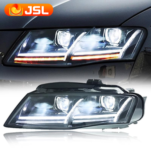 Pour Audi <span class=keywords><strong>A4</strong></span>, lentille de projecteur de phare, 2009-2012, signal dynamique, phare <span class=keywords><strong>A4</strong></span> B8, phare à diode électroluminescente, DRL, accessoires de voiture - Product Image 1