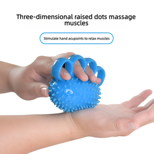 Hand <b>Exercise</b> Ball Finger Therapy Grip Strengthening Improve Flexibility Squeeze Stress Relief Balls Wrist Trainer - Product Image 2