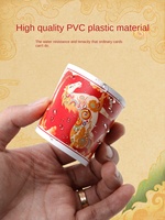 Carte de propriétaire personnalisée en PVC, édition limitée du Nouvel An chinois, motif cheval bronzé, boîte spéciale, accessoire indispensable pour le Nouvel An