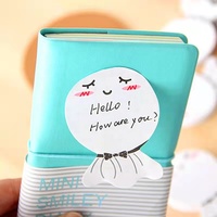Note de Notes luxueuses de poupée ensoleillées, bloc-Notes créatif en forme de larmes, dessin animé, pour étudiants, mignon