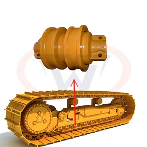 Bulldozer Undercarriage Track Roller Brida doble 4B7698 para D2 Undercarriage Track Roller