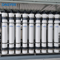 Système de filtration UF industriel personnalisable en acier inoxydable 316L, monté sur châssis, à haut débit, pour le recyclage et la purification de l'eau salée