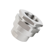 Raccord de câble double en acier inoxydable 304 G3/4 BHJ Live Union, accessoire de connecteur