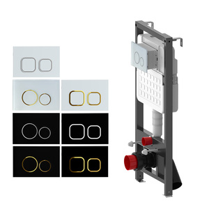 Per la toilette nascosta a doppio filo in HDPE con serbatoio regolabile 3L-9L Design moderno a parete per bagni compatti nel Regno Unito - Product Image 3