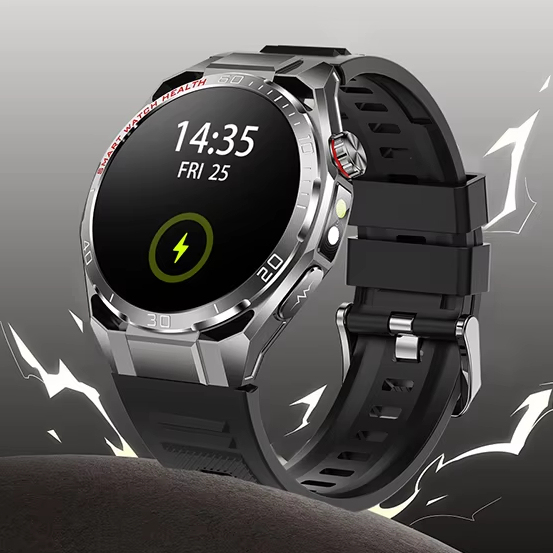 TK40 Smart Watch With Flashlight Heart Rate Body Temperature Health Monitor AMOLED Screen Sport Fitness Tracker Smartwatch