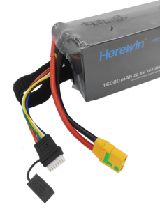 Оптовая Продажа с фабрики, перезаряжаемая твердотельная литиевая батарея 6S 16AH 22,8 V, батарейка БПЛА, бренд HEREWIN - Product Image 5