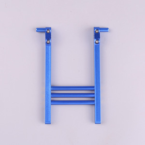Aluminum Remote <b>Control</b> Transmitter <b>Stand</b> For Rc Vehicles Blue Universal Support Bracket With Reinforced Design - Product Image 3