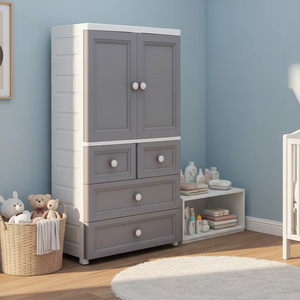 Armarios Infantiles de Plástico y Obtenga las Mejores Ofertas a los Precios Más Bajos <span class=keywords><strong>Blanco</strong></span> Gris Multicolor - Product Image 1