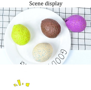 Juguetes Antiestrés de Huevo de Dinosaurio 2024 en Colores Surtidos, Pelota Antiestrés de TPR con Forma de Animal, Juguete Sensorial, Pelota Antiestrés de Huevo de Dinosaurio para Bebés - Product Image 4