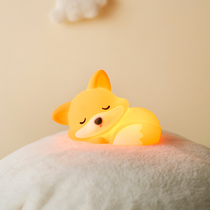 Lámpara Nocturna de Zorro, Linda Lámpara de Silicona con Forma de Zorro, Regulable, Recargable, LED, para Dormitorios, Sala de Estar - Product Image 2