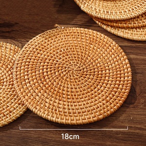 Manteles individuales para el hogar resistentes al calor con aislamiento tejido de vid, plato de mesa de comedor sólido, alfombrilla para taza, soporte para tetera para ARENA, cuenco, ollas, cuencos - Product Image 2