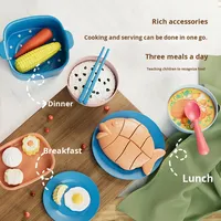 YD TOYS DIY Mini Coffre-fort en Plastique ABS, Ensemble de Jouets de Cuisine Moderne en Bois pour Maison de Poupée, Simulateur de Cuiseur à Riz Unisexe pour Enfants de 4 à 6 Ans