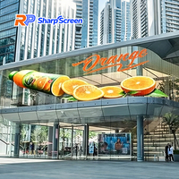 Video Wall LED Personalizado a Todo Color |   Pantalla Publicitaria para Ascensores |   Malla de Película Flexible Transparente |   Apto para Animación en Interiores/Exteriores