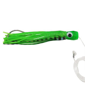 6 pièces 6.5 pouces au large grand jeu PVC pêche à la traîne leurre pêche Mahi Wahoo Marlin thon avec paquet de pêche à la traîne leurre - Product Image 3