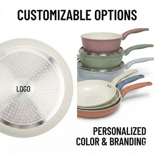 Juego de Utensilios de Cocina E-TOP de Fábrica OEM ODM, Juego de Sartenes Antiadherentes Personalizadas de 10 Piezas, Juego de Ollas al por Mayor, Juego de Utensilios de Cocina de Aluminio - Product Image 2