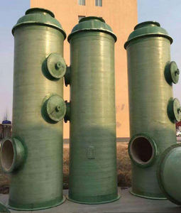 Torre de Pulverización de Absorción para Purificación de Gases Shengrun SR-03 FRP con Superficie Lisa para Depurador de Aire Industrial - Product Image 6