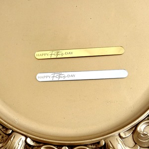 Palitos de acrílico para helado Honey And Sweetness de 10 cm, decoración para pasteles del Día del Padre, artículos para fiestas - Product Image 3