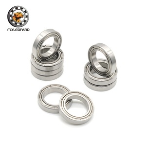 Rodamientos de Bolas de Acero Inoxidable Flyleopard S6803ZZ 17x26x5mm ZZ Sellados de Ranura Profunda para Ruedas en Forma de Lágrima - Product Image 5