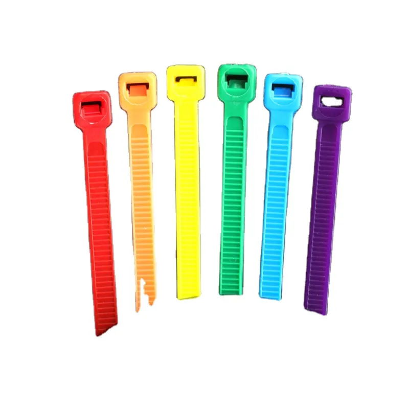 Factory Price Direct Self Locking Zip Cable New Design Self Gripping Customized 4.8*450 Nylon66 Cable Tie