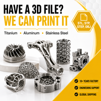 Servicio Profesional de Fabricación Aditiva de Metal SLM, Piezas de Producción de Bajo Volumen para Proyectos Aeroespaciales y Automotrices