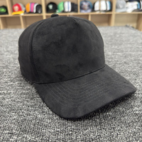 Gorras de Béisbol Personalizadas con Logotipo y Parche Metálico, 5 Paneles, Visera Curva, Estilo Urbano, Estructuradas, Lisas, de Gamuza