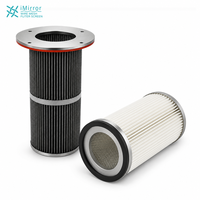 Cartucho de Filtro de Aire Plegado con Recubrimiento Nano, Alta Tasa de Captación para Reciclaje de Polvo Metálico de Aleación Ultrafina
