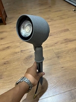 Lampadaire de jardin LED extérieur étanche IP65 en aluminium, alimenté en courant alternatif, pour allées paysagères, CRI 75 5000K