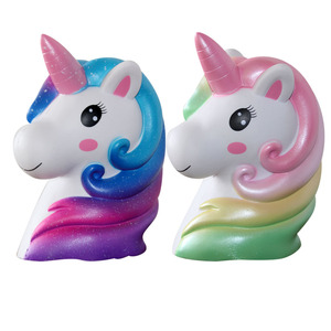 Pu Foam Unicorn Fidget Toy With Colorful Hair Slow <b>Rebound</b> For Kids 5 To 7 Years Unisex - Product Image 1