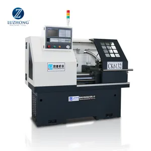 Torno CNC de tipo plano con alimentador automático de barra CK6130 fresadora cnc torno de 3 ejes