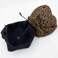 Bandeau en dentelle haut de gamme pour femme, style automne-hiver, en suède doux et moelleux, à large bord, motif floral jacquard, passe-partout