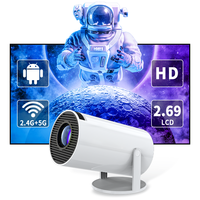 Proyector 2025 Hot Gamepad F320, Mini Smart TV Android Portátil de 8GB, Cine en Casa de 130 Pulgadas, LED de Bolsillo, PK Hy300pro