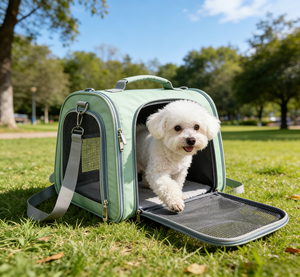 Lightweight Foldable Pet Carrier for <b>Dog</b> and Cat Airline Approved Soft Sided Travel Bag OEM Custom Available - Product Image 1