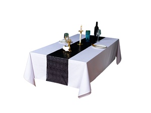 Decorazioni della tavola del partito 12x108 pollici corridore della tabella dello zecchino per nozze - Product Image 3