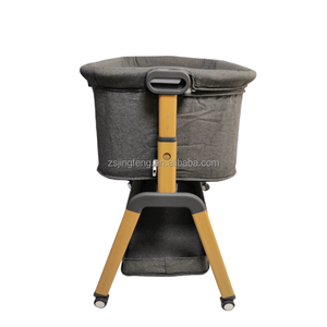 Baby Bassinet <strong>Bedside</strong> Sleeper with Adjustable Height <strong>Bedside</strong> Sleeper with Washable Mattress and <strong>Sheet</strong> Baby Bed With Co-sleeper - Product Image 3