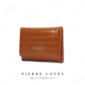 Pierre Loues Women's Crocodile Pattern Wallet 5 Inch Slim Coin <b>Purse</b> For Everyday Use - Product Image 5