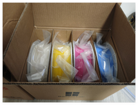 Kit de filament Lithophane CMYK en bambou 1,75 mm PLA Basique 4 couleurs (Cyan Magenta Jaune Blanc) avec reconnaissance intelligente RFID 1kg*4