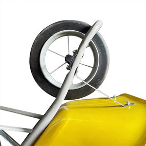 <span class=keywords><strong>Brouette</strong></span> de chantier en métal modèle chinois <span class=keywords><strong>Haemmerlin</strong></span> WB6400 avec roue pneumatique 4.00-8, capacité de charge de 130 kg, capacité de 5 pieds cubes de sable - Product Image 6