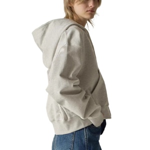 เสื้อฮู้ดซิปเต็มตัวสำหรับผู้หญิง แขนยาวพิเศษ ผ้าฝ้าย สไตล์ลำลอง สำหรับฤดูใบไม้ร่วงและฤดูหนาว - Product Image 2